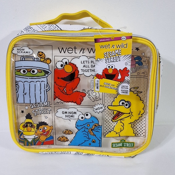 NWT Wet N Wild Sesame Street Sesame Street Limited Edition Makeup Bag - Picture 3 of 5